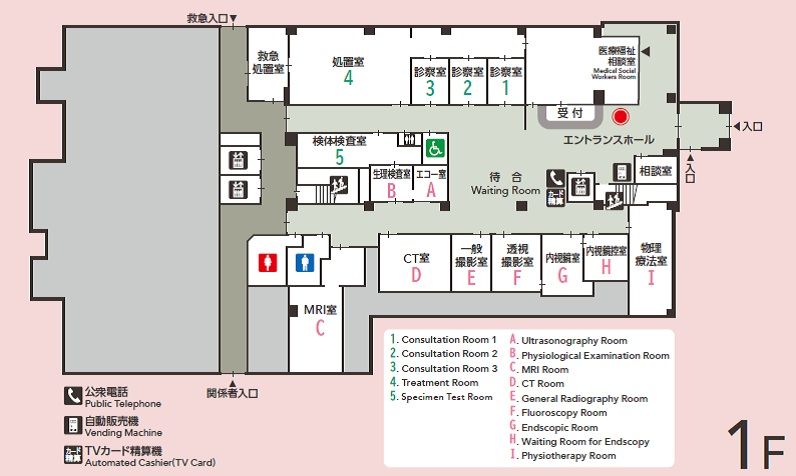 1Fフロアマップ
